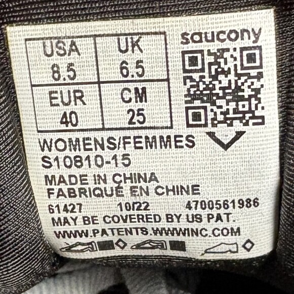 Saucony Guide 16 Gray Blue Womens US Size 8.5 EUR 40 S10810-15 Running Shoes - Picture 9 of 9